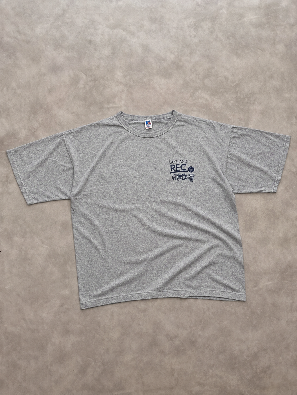 Tee-Shirt Russell Athletic Vintage Lakeland REC Gris – Sportswear US