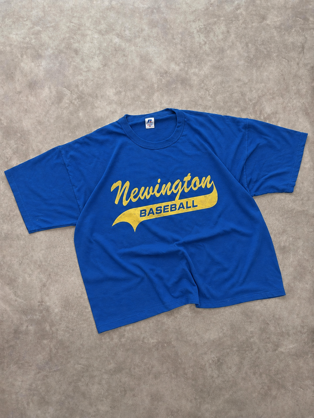 Tee-shirt Russell Athletic Vintage Newington Baseball Bleu