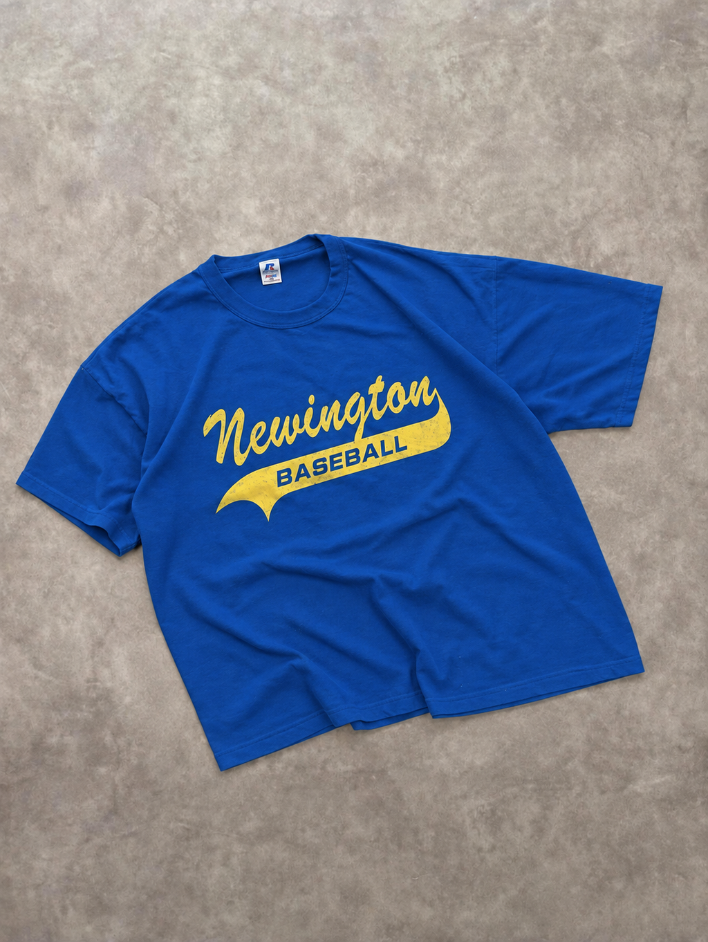Tee-shirt Russell Athletic Vintage Newington Baseball Bleu