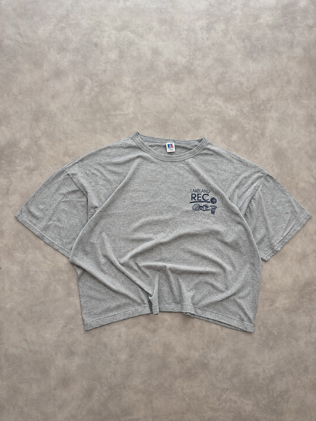 Tee-Shirt Russell Athletic Vintage Lakeland REC Gris – Sportswear US
