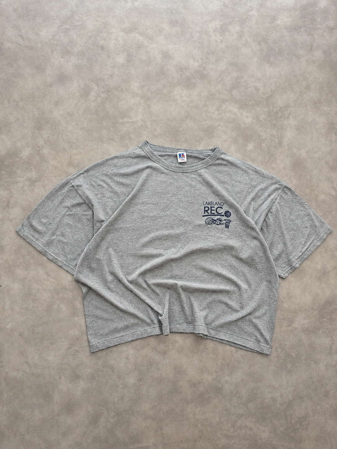 Tee-Shirt Russell Athletic Vintage Lakeland REC Gris – Sportswear US
