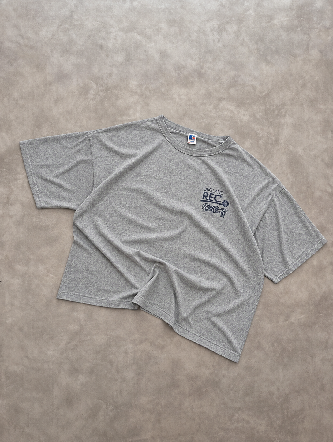Tee-Shirt Russell Athletic Vintage Lakeland REC Gris – Sportswear US