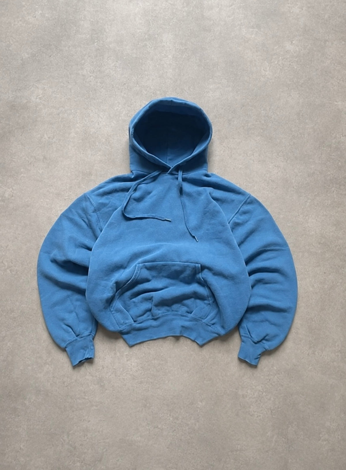 Hoodie Vintage Russell Athletics Bleu – 90s Y2K Sportswear USA
