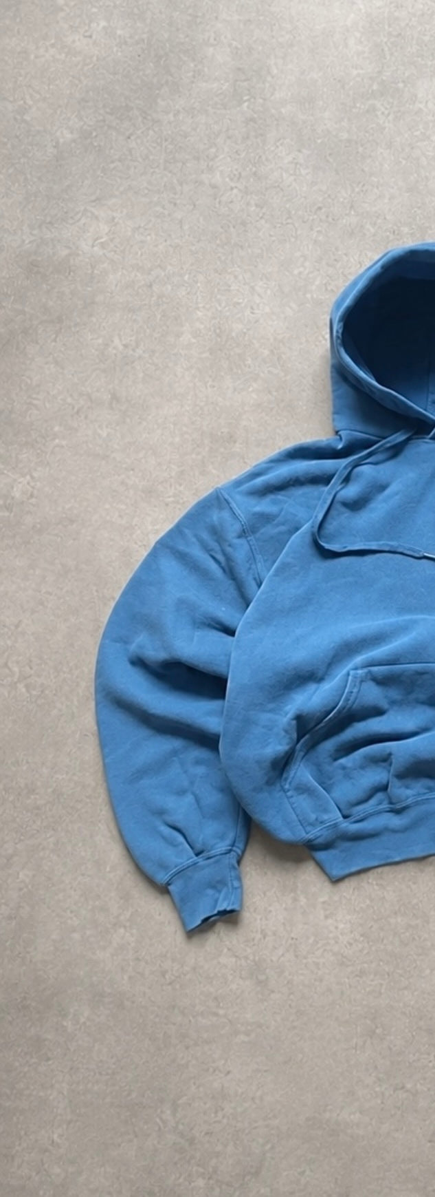 Hoodie Vintage Russell Athletics Bleu – 90s Y2K Sportswear USA