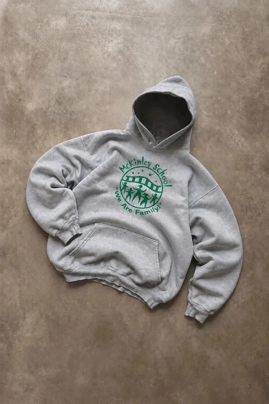 Sweat Vintage McKinley School Family – Gris