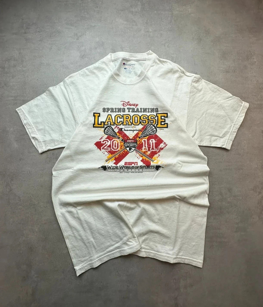Tee Shirt Vintage Disney Spring Training Lacrosse Blanc – ESPN Sports