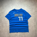 Tee-Shirt Nike Vintage Dallas Mavericks Luka Dončić #77 Bleu