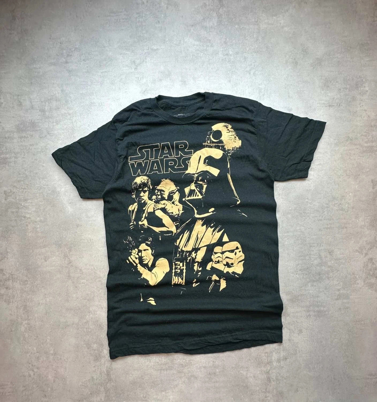 T-Shirt Star Wars Vintage Graphic Noir