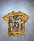Tee Shirt Vintage Wolf Forest Graphic Moutarde – Animal Print 90s Y2K