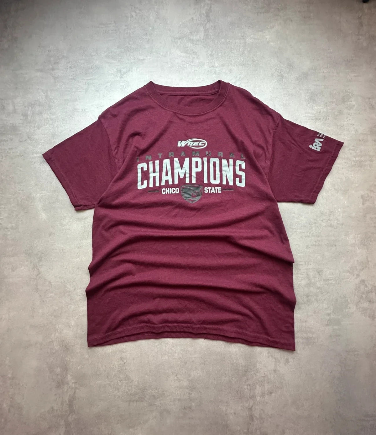 Tee-shirt Vintage Chico State Champions Bordeaux | WellStore Vintage