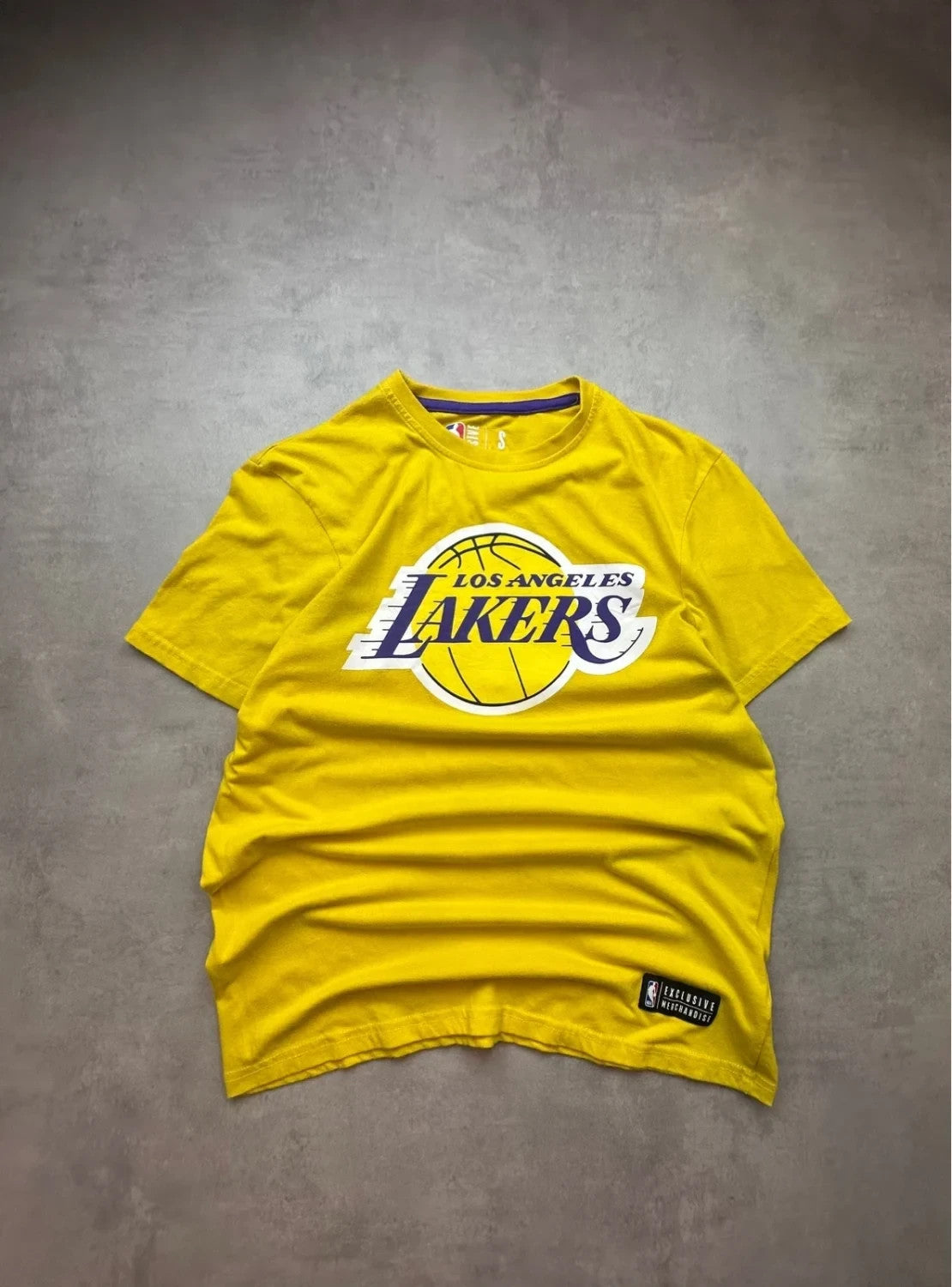 Tee-shirt NBA Vintage Los Angeles Lakers Jaune