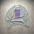Sweat Russell Athletic Vintage OM American Flag Gris