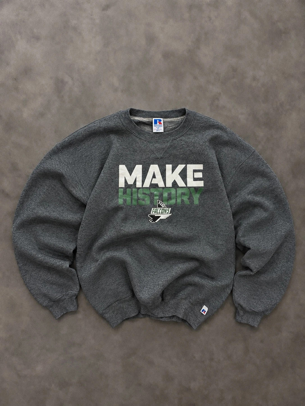 Sweat Falcons College USA Vintage Gris