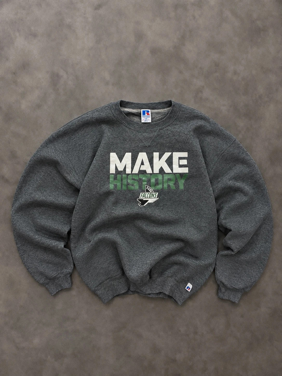 Sweat Falcons College USA Vintage Gris