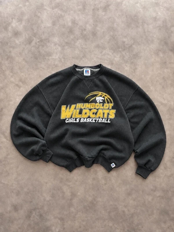 Sweat Russell Athletic Vintage Humboldt Wildcats Basketball – Noir