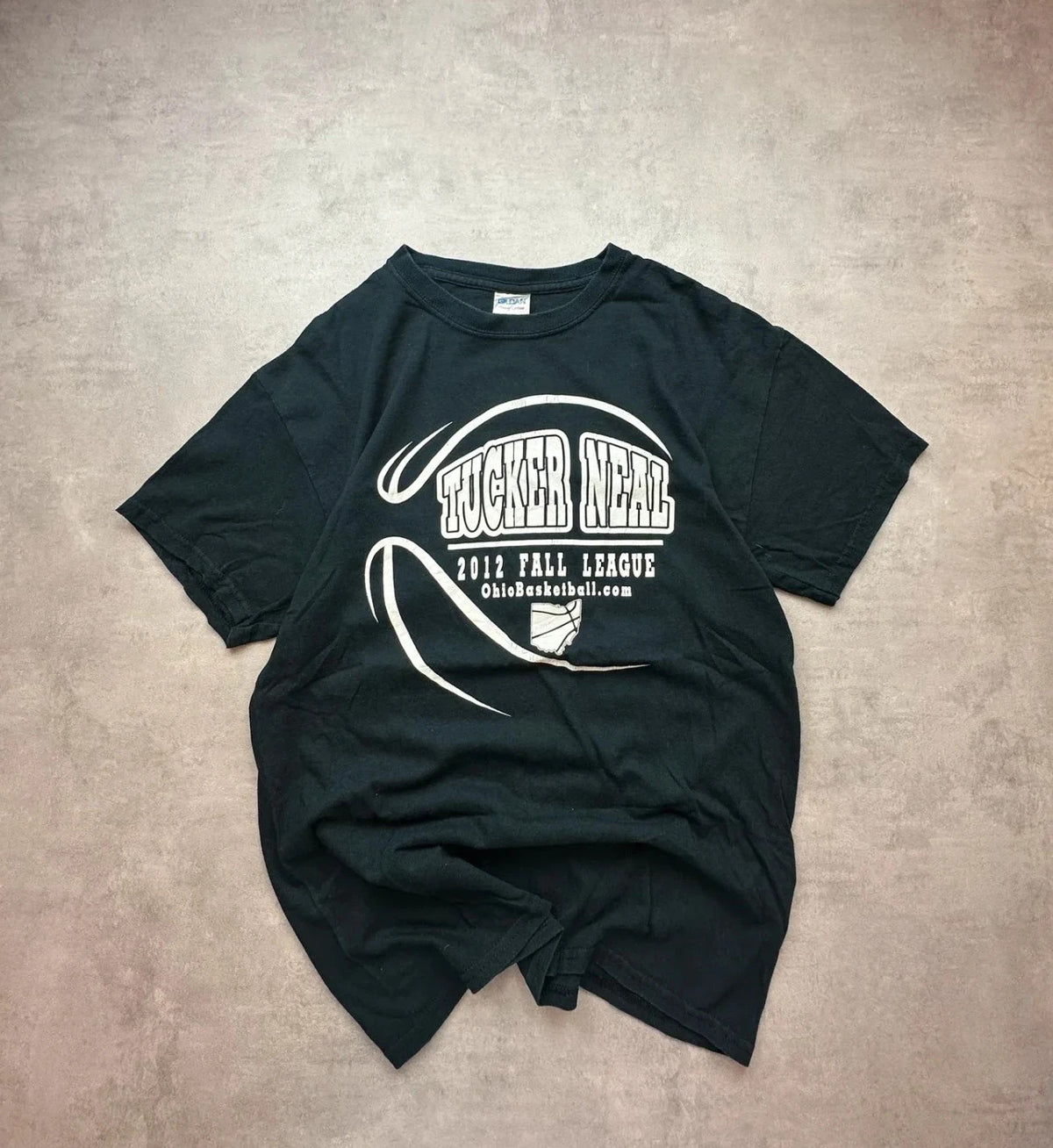 Tee Shirt Vintage Tucker Neal #6 Noir – Ohio Basketball USA