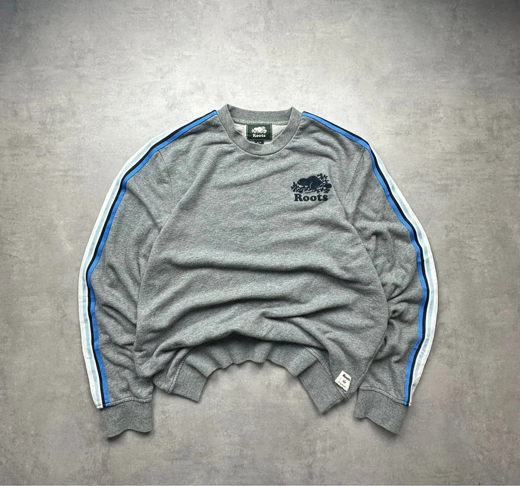 Sweat Roots Vintage Print Gris