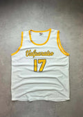 Maillot Basketball Vintage Valparaiso #17 – USA – Blanc & Jaune