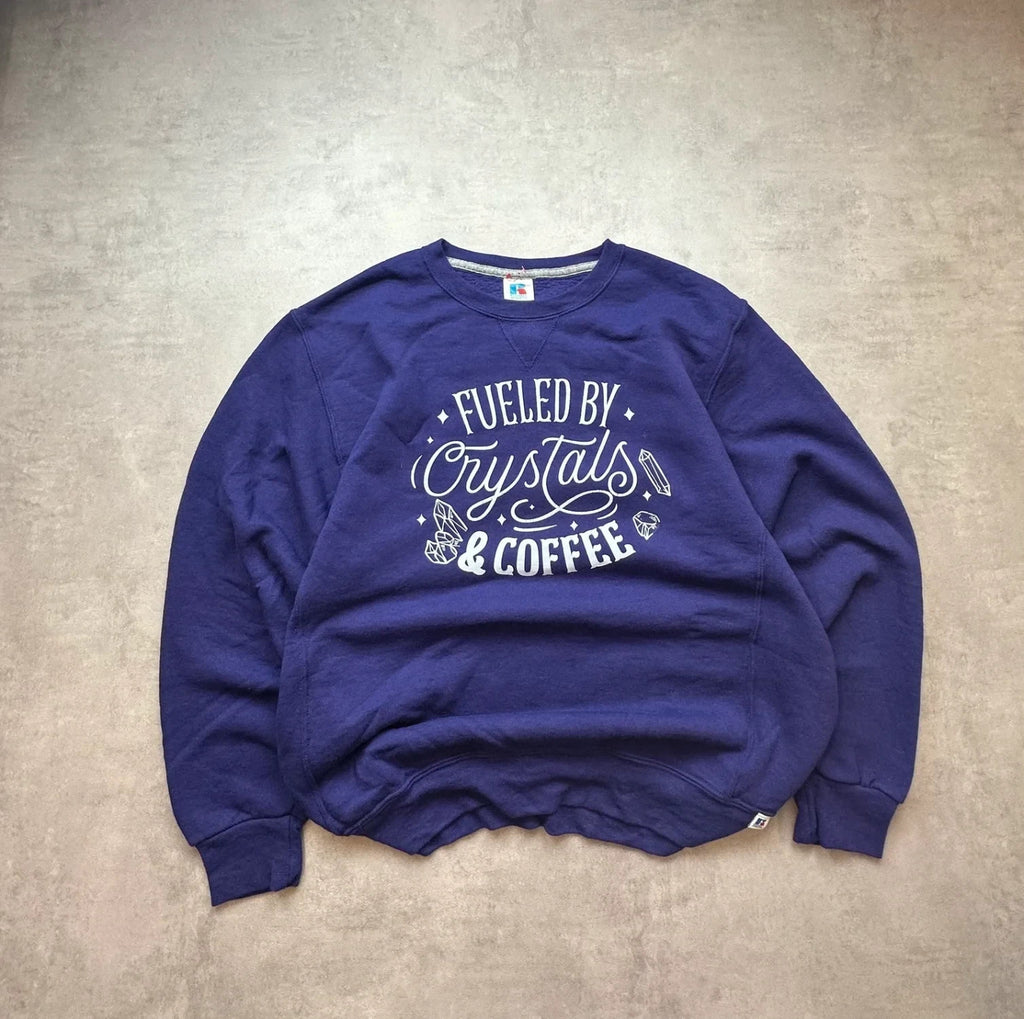 Sweat Russell Athletic Vintage Crystals & Coffee Violet – USA
