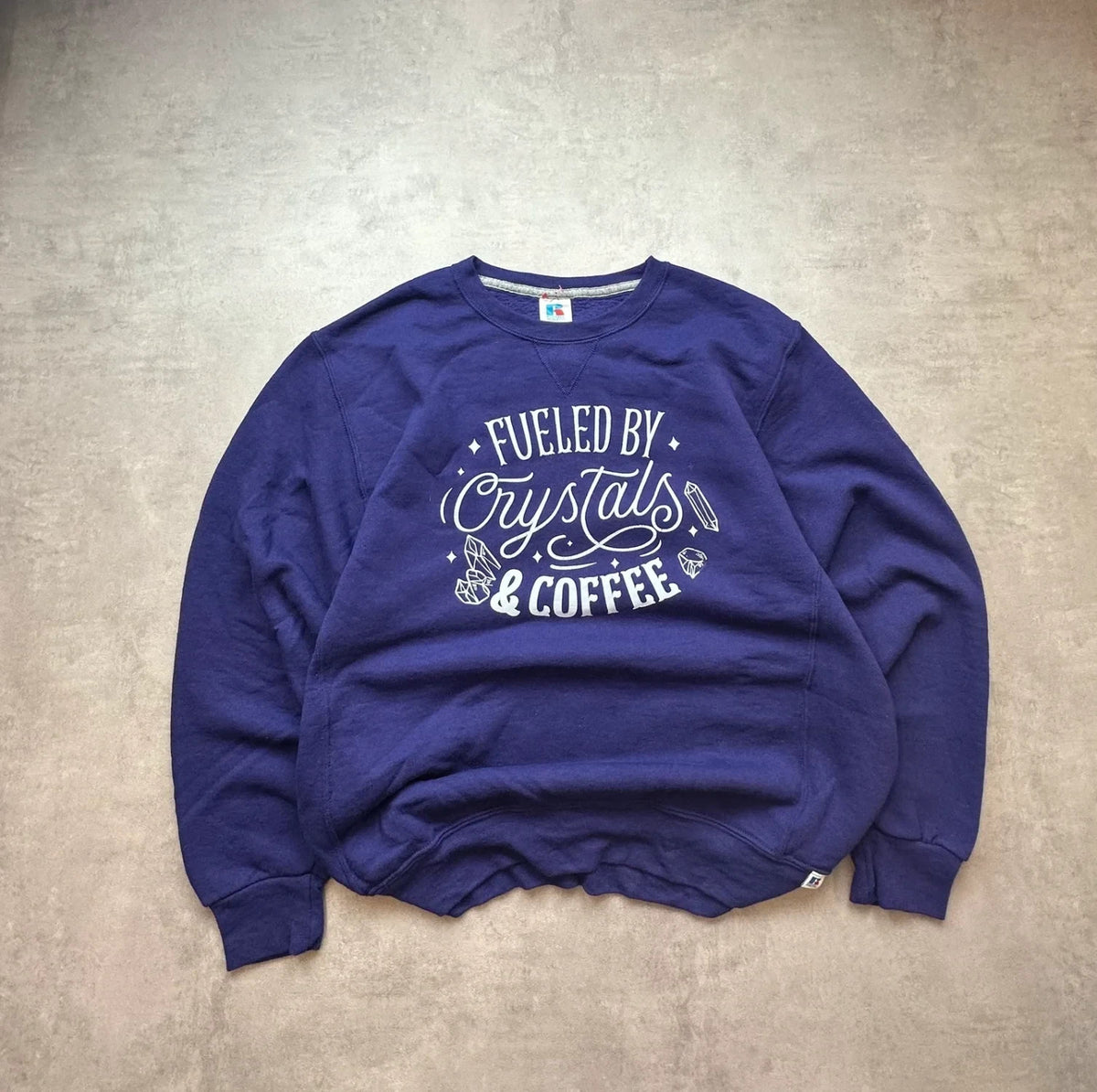 Sweat Russell Athletic Vintage Crystals & Coffee Violet – USA
