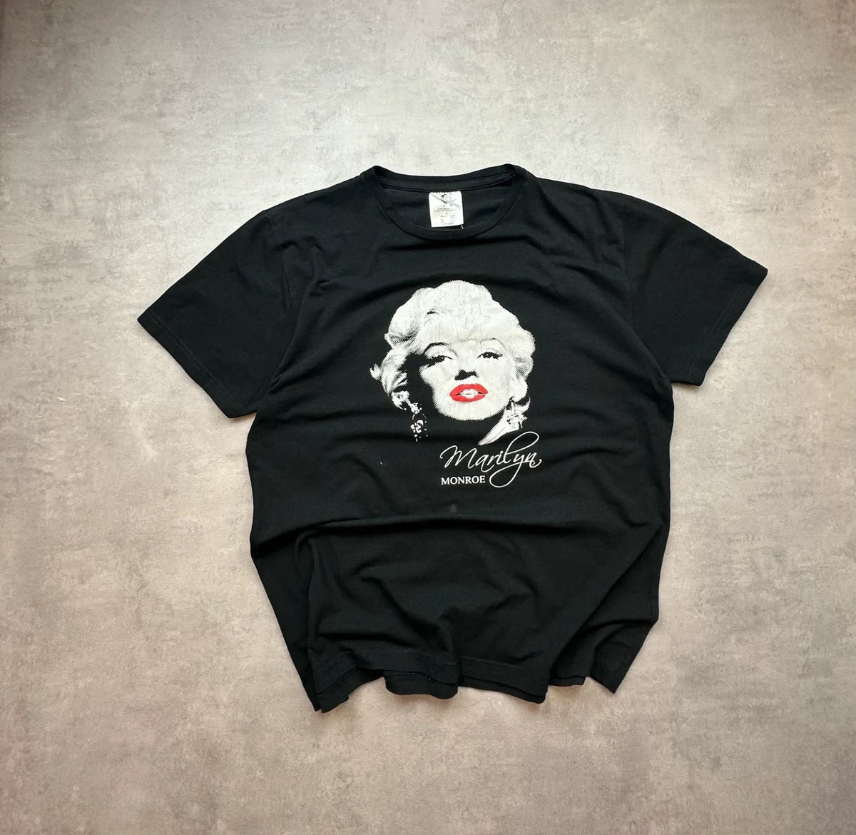 T-Shirt Vintage Marilyn Monroe Print – Noir