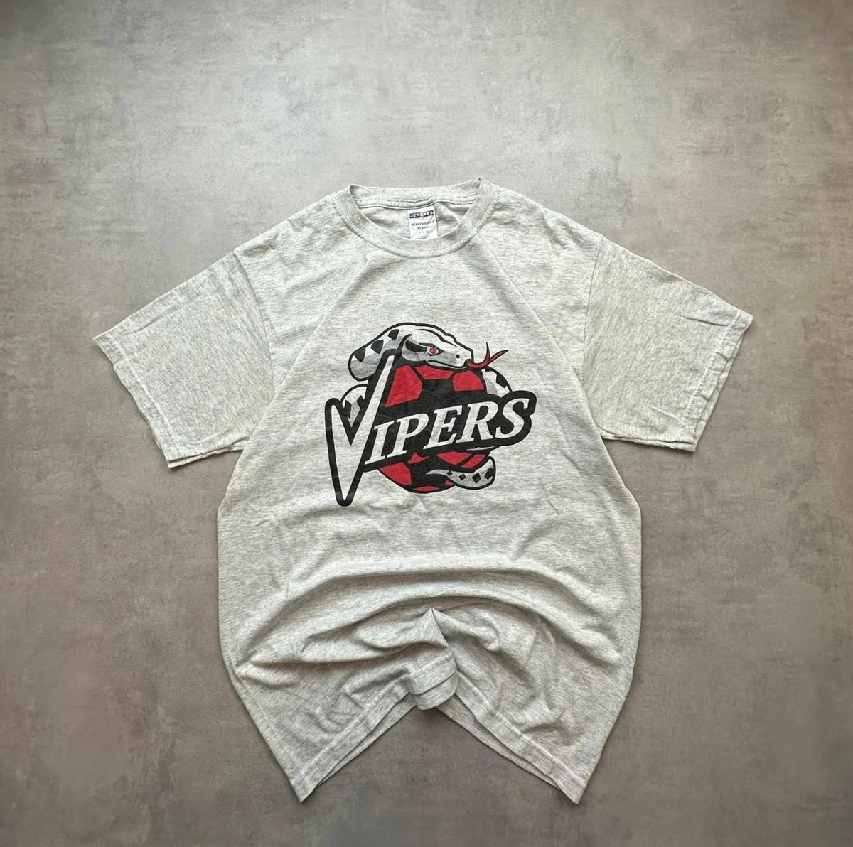 Tee Shirt Vintage Vipers Baseball Gris – Flocage #21