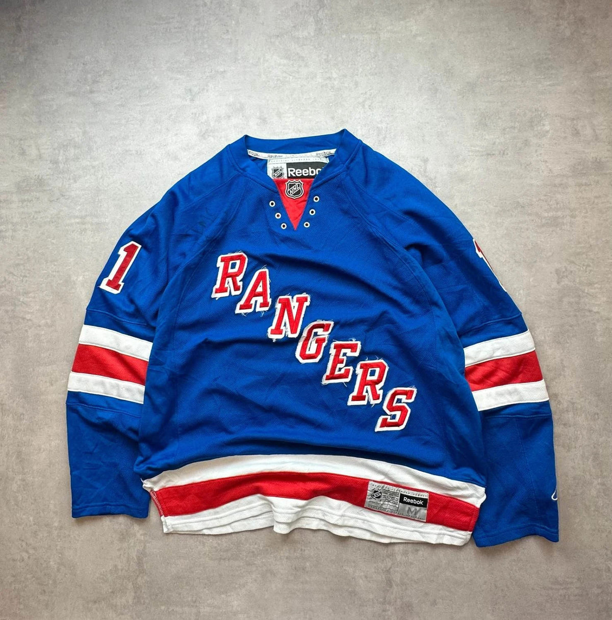 Maillot New York Rangers Reebok NHL Vintage Hockey Bleu