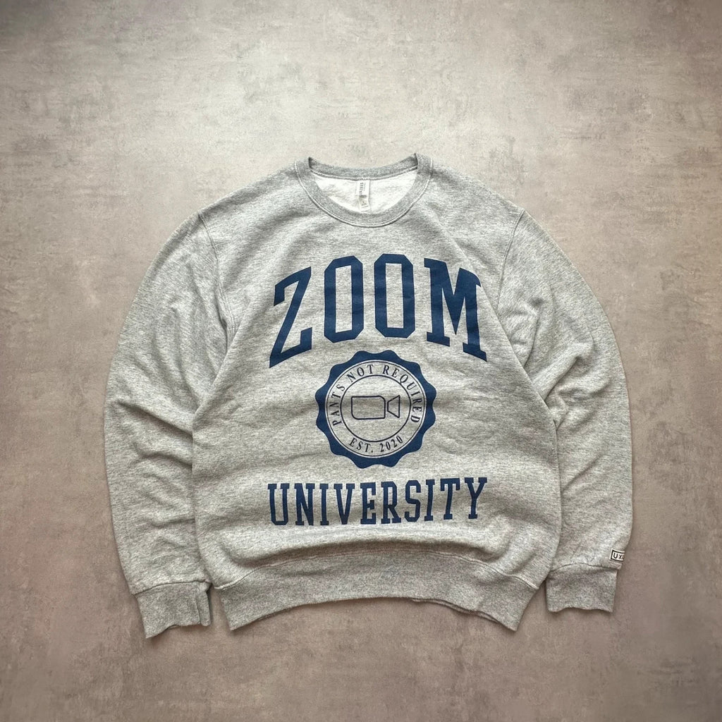 Sweat Vintage Zoom University Gris – College USA