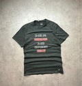 Tee-shirt Vintage Message Drôle Gris – « Je suis pas bordélique »