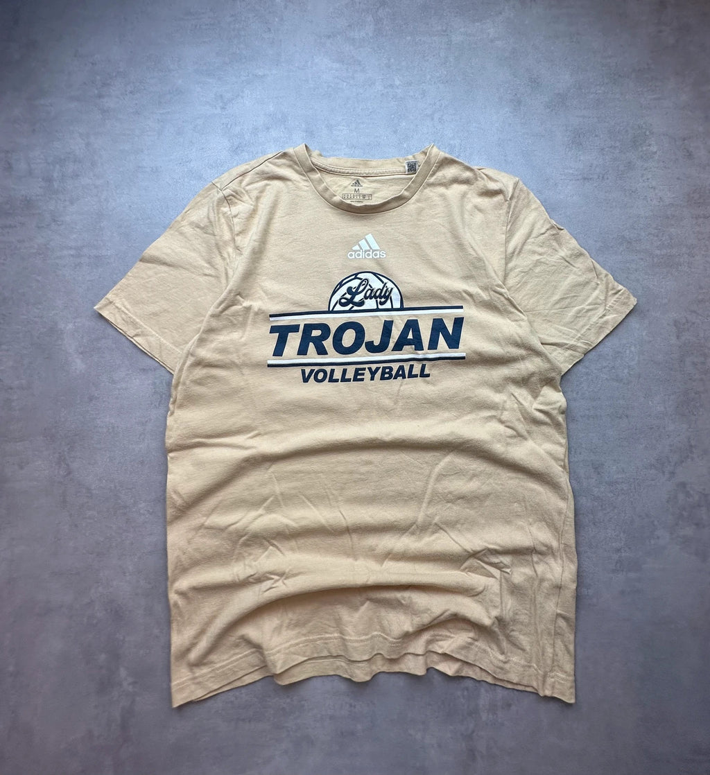 Tee-shirt Adidas Vintage Trojan Volleyball Beige