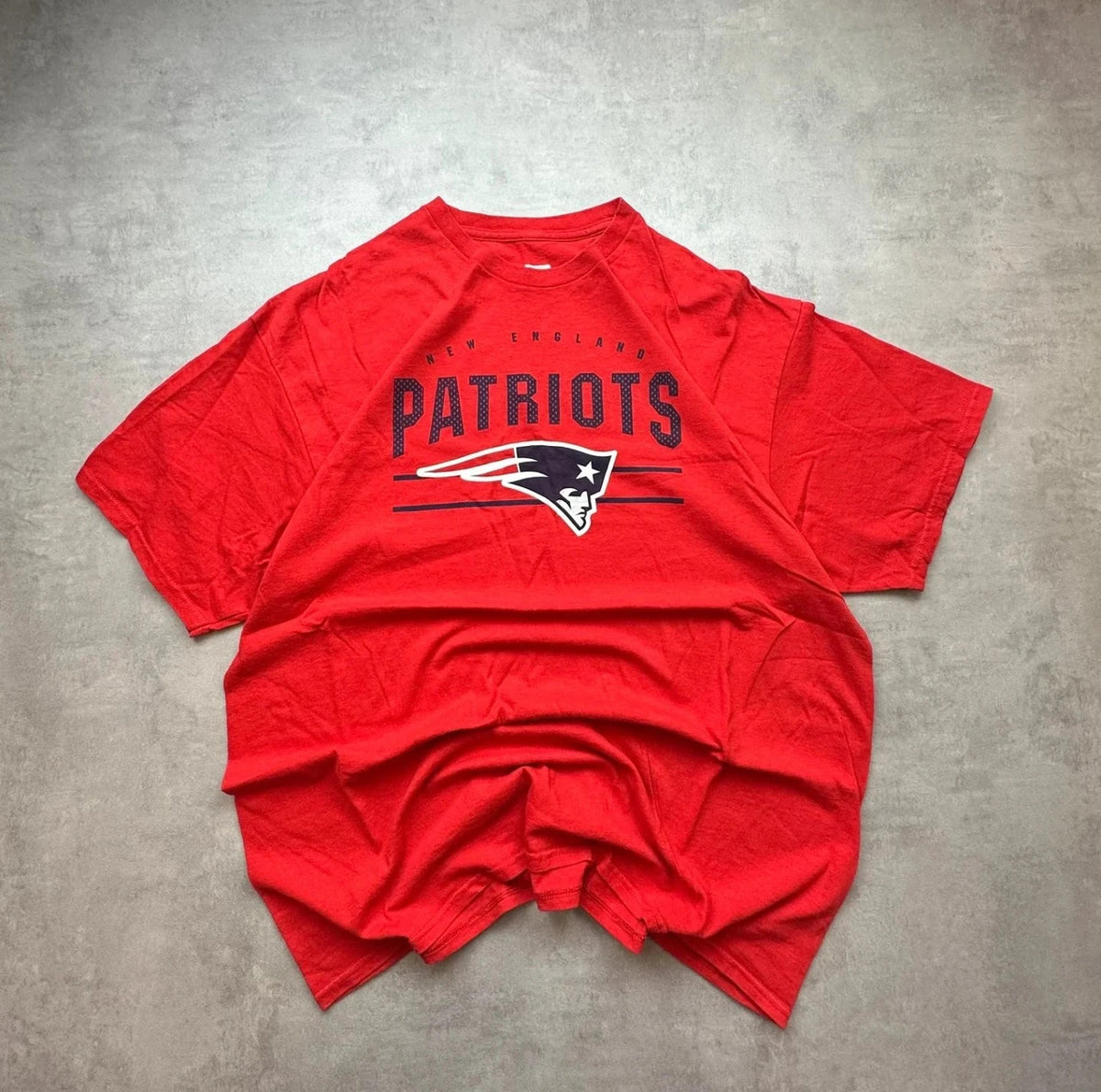 Tee-Shirt NFL New England Patriots Vintage Rouge – Football Américain