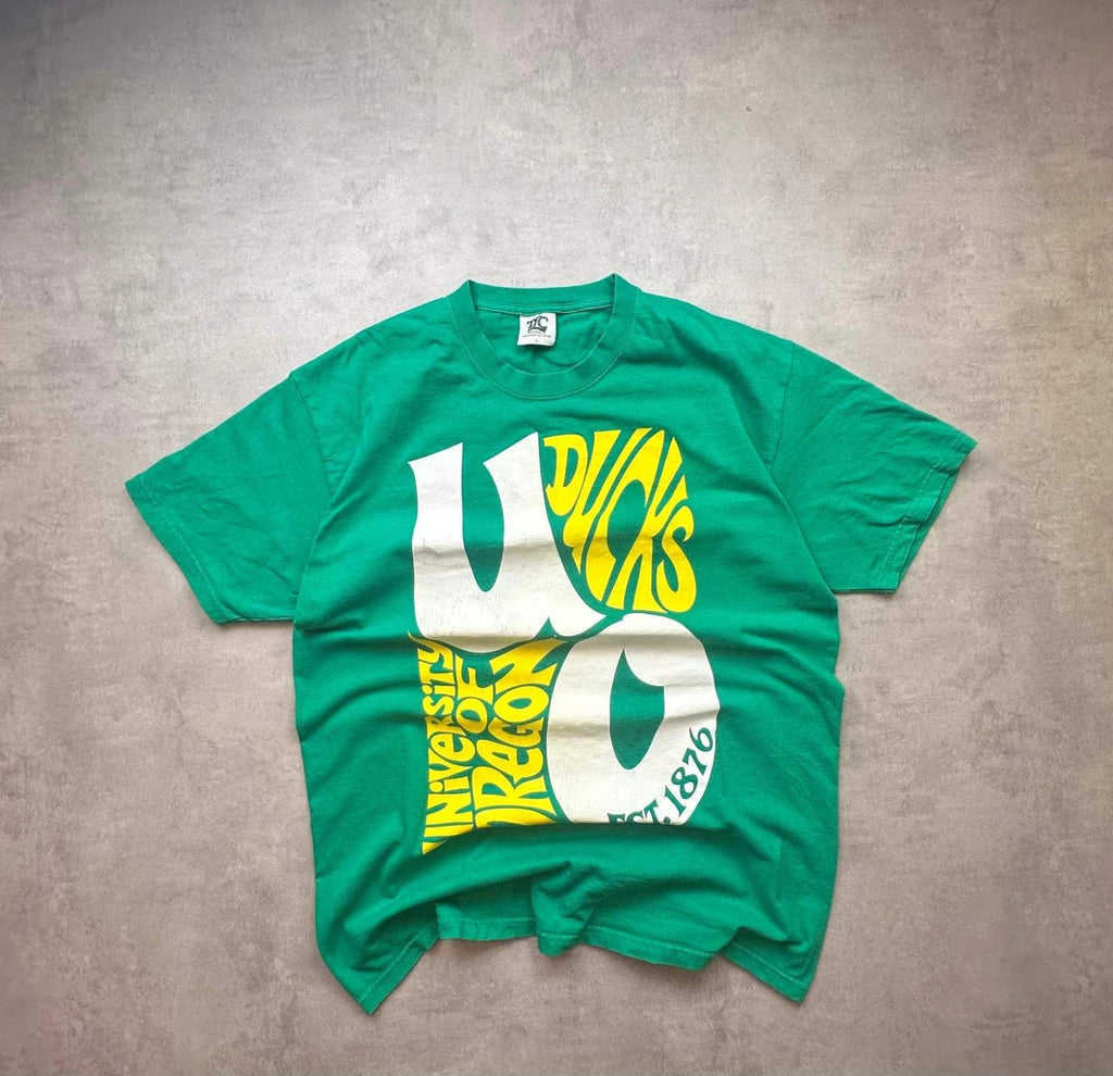 T-Shirt Oregon Ducks Vintage University of Oregon – Vert