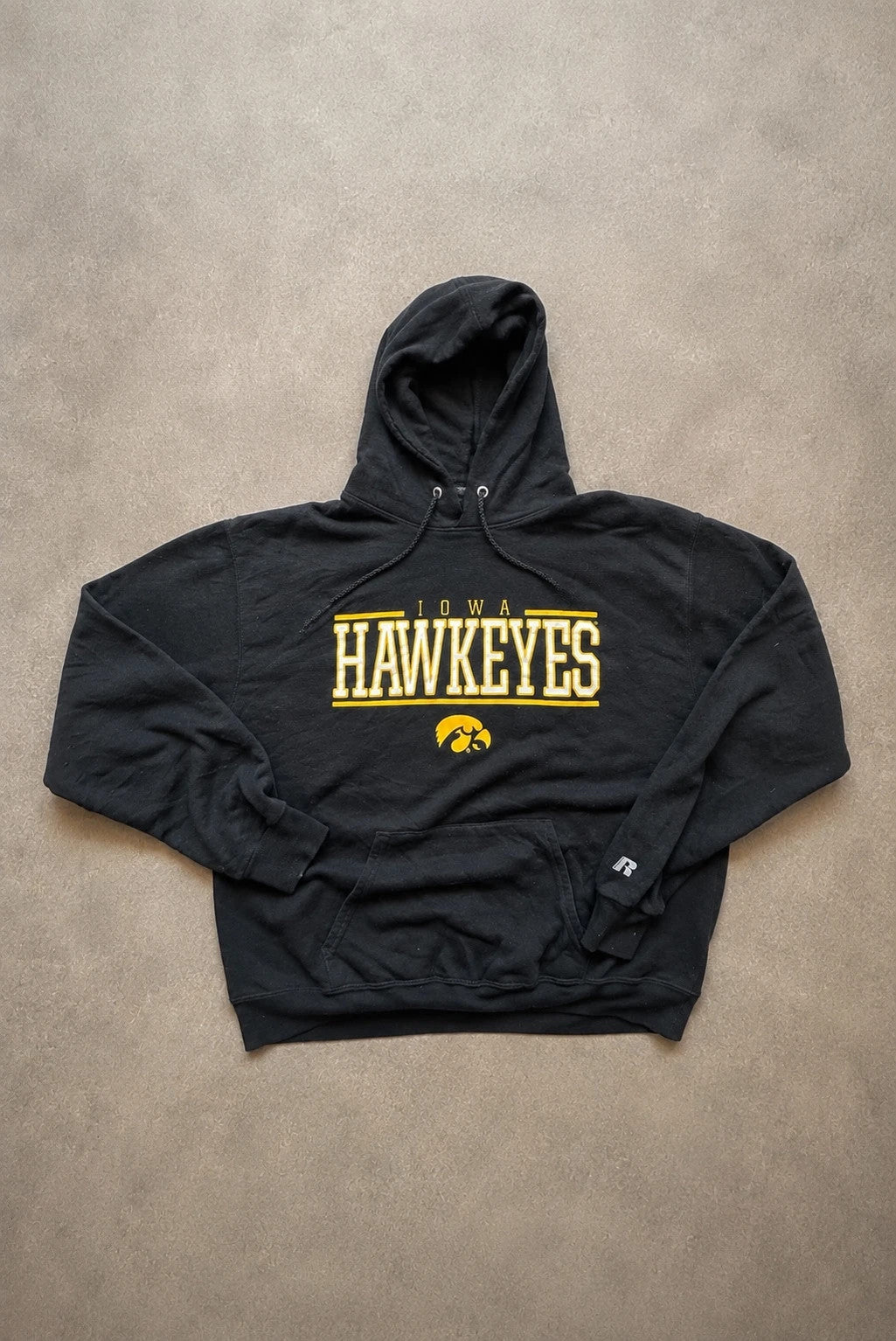 Hoodie Russell Athletic Vintage Iowa Hawkeyes – Noir