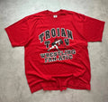 Tee-Shirt Vintage Red Trojan Fanatic Rouge