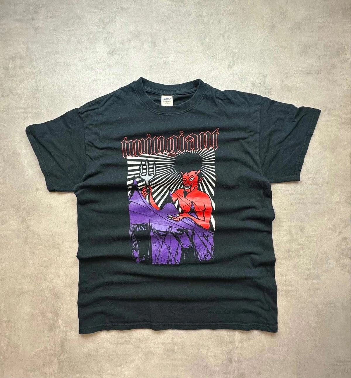 T-Shirt Vintage Twingiant Noir