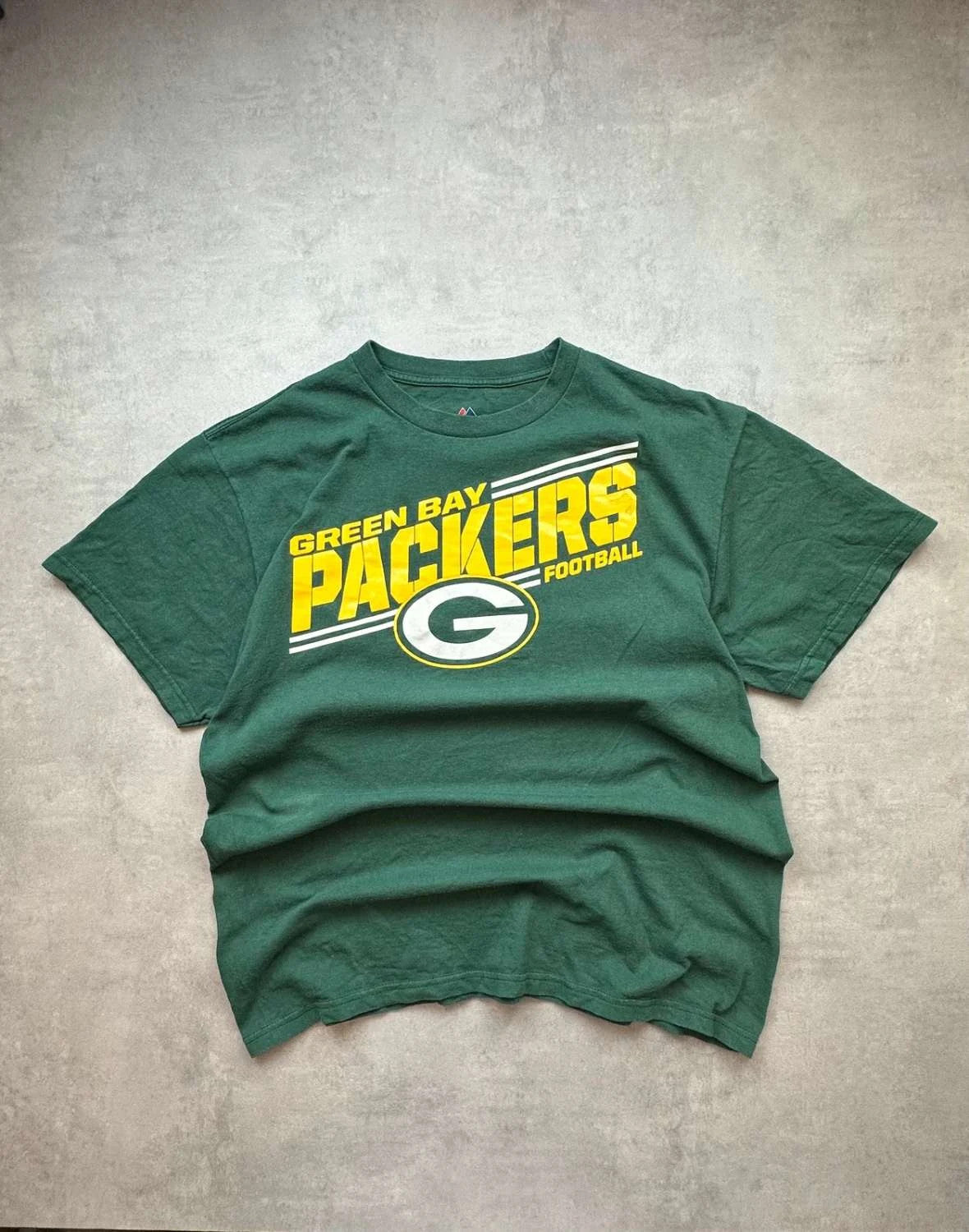 T-Shirt Vintage NFL Green Bay Packers Majestic Vert