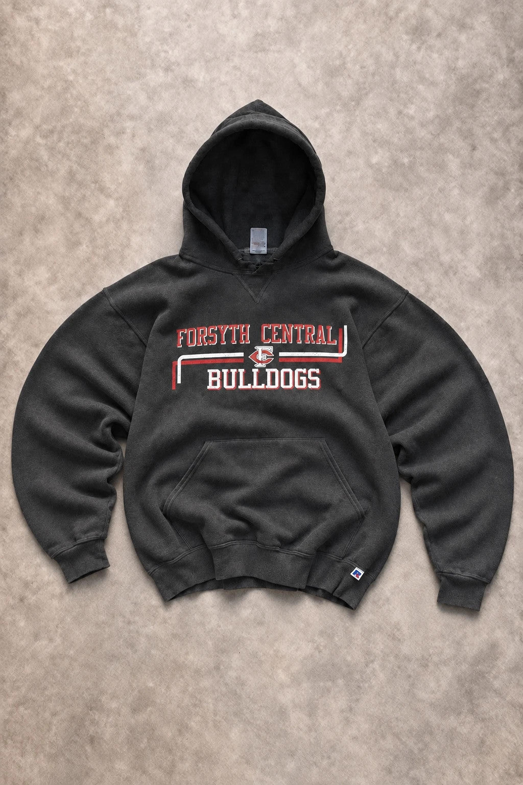 Sweat Russell Athletic Vintage Forsyth Central Bulldogs – Noir