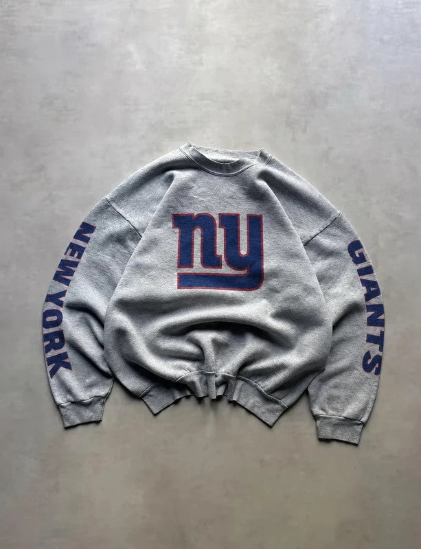 Sweat Crewneck Vintage New York Giants NFL – Gris