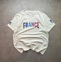 T-Shirt Vintage France Olympique « France » – Blanc