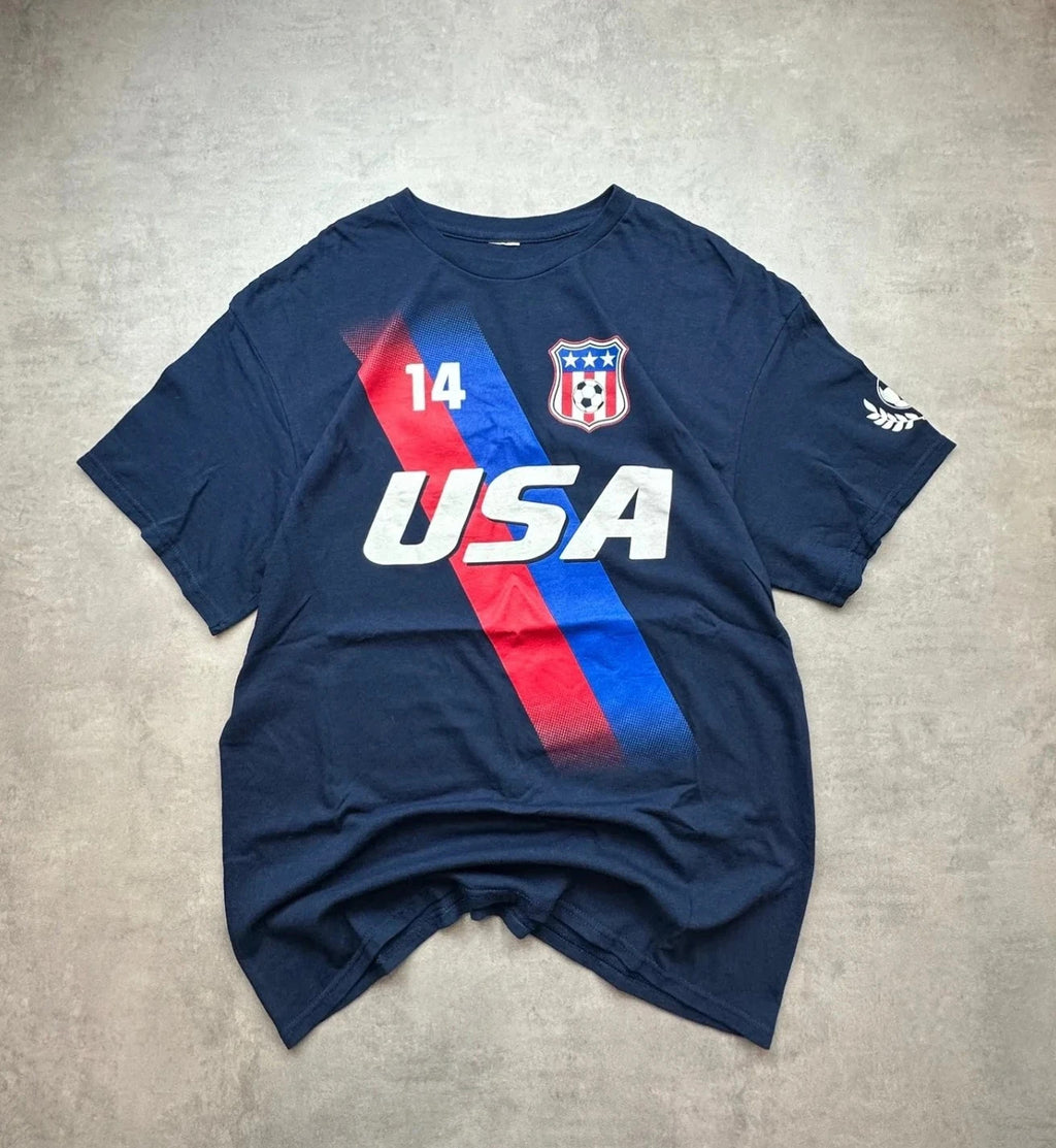 Tee Shirt Vintage USA #14 – Marine