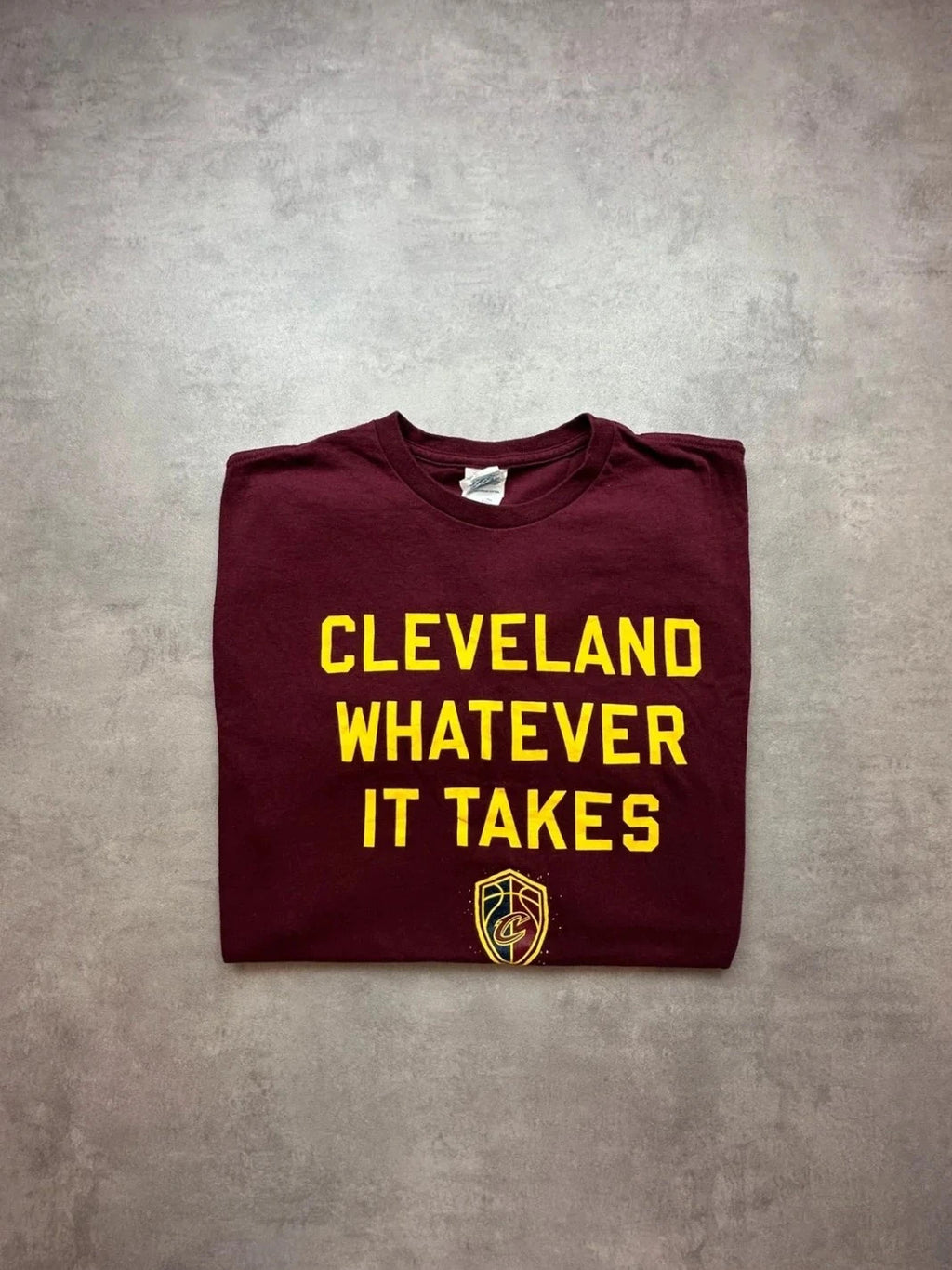 Tee Shirt Vintage Cleveland Cavaliers NBA Bordeaux – Basketball