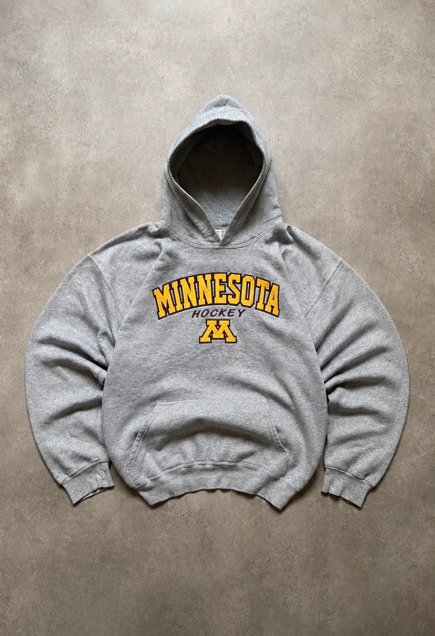 Sweat Vintage Minnesota Hockey 90s – Gris