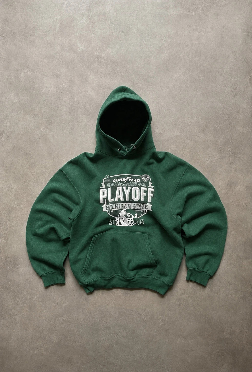 Hoodie Vintage Michigan State Football Playoff – Vert