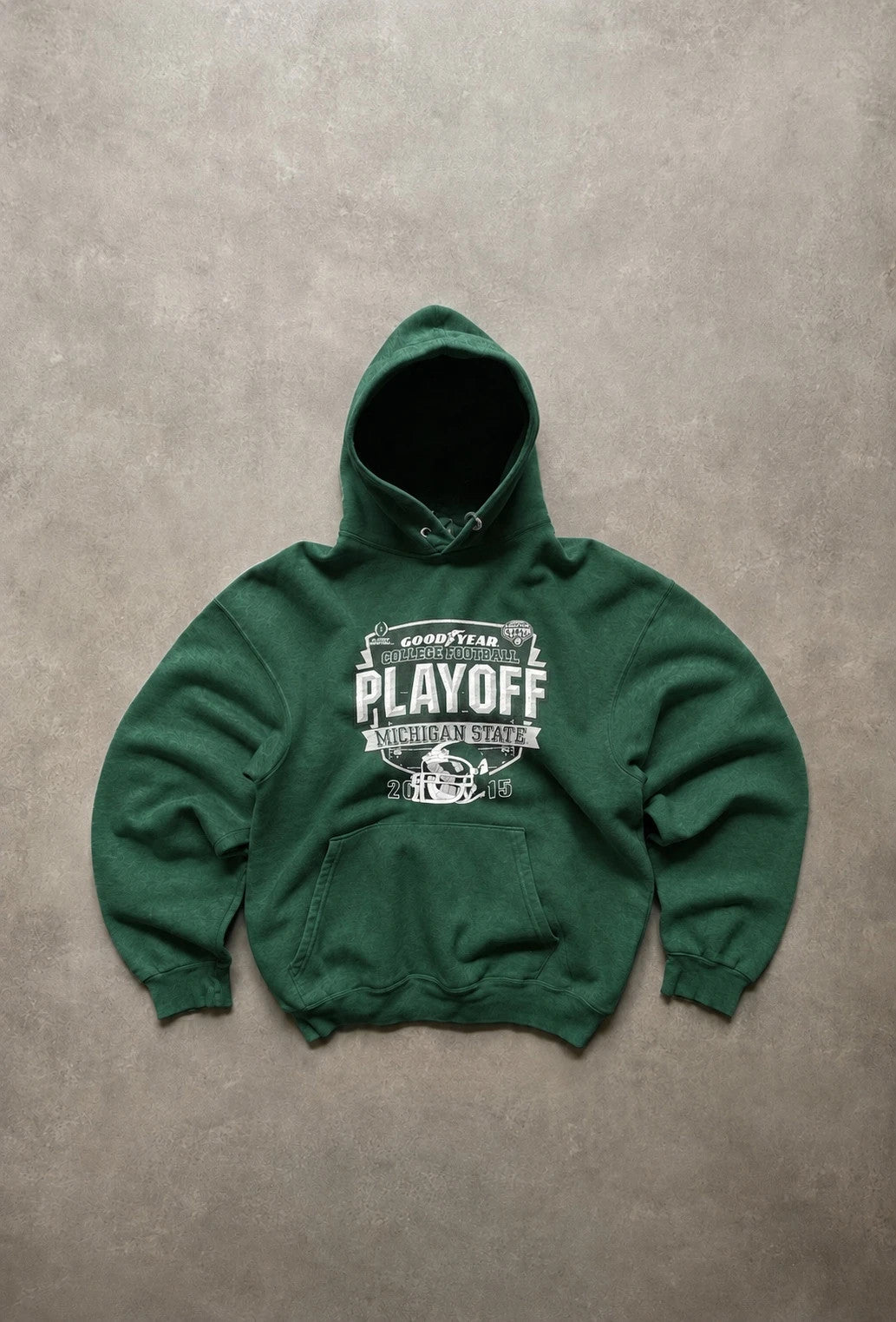 Hoodie Vintage Michigan State Football Playoff – Vert