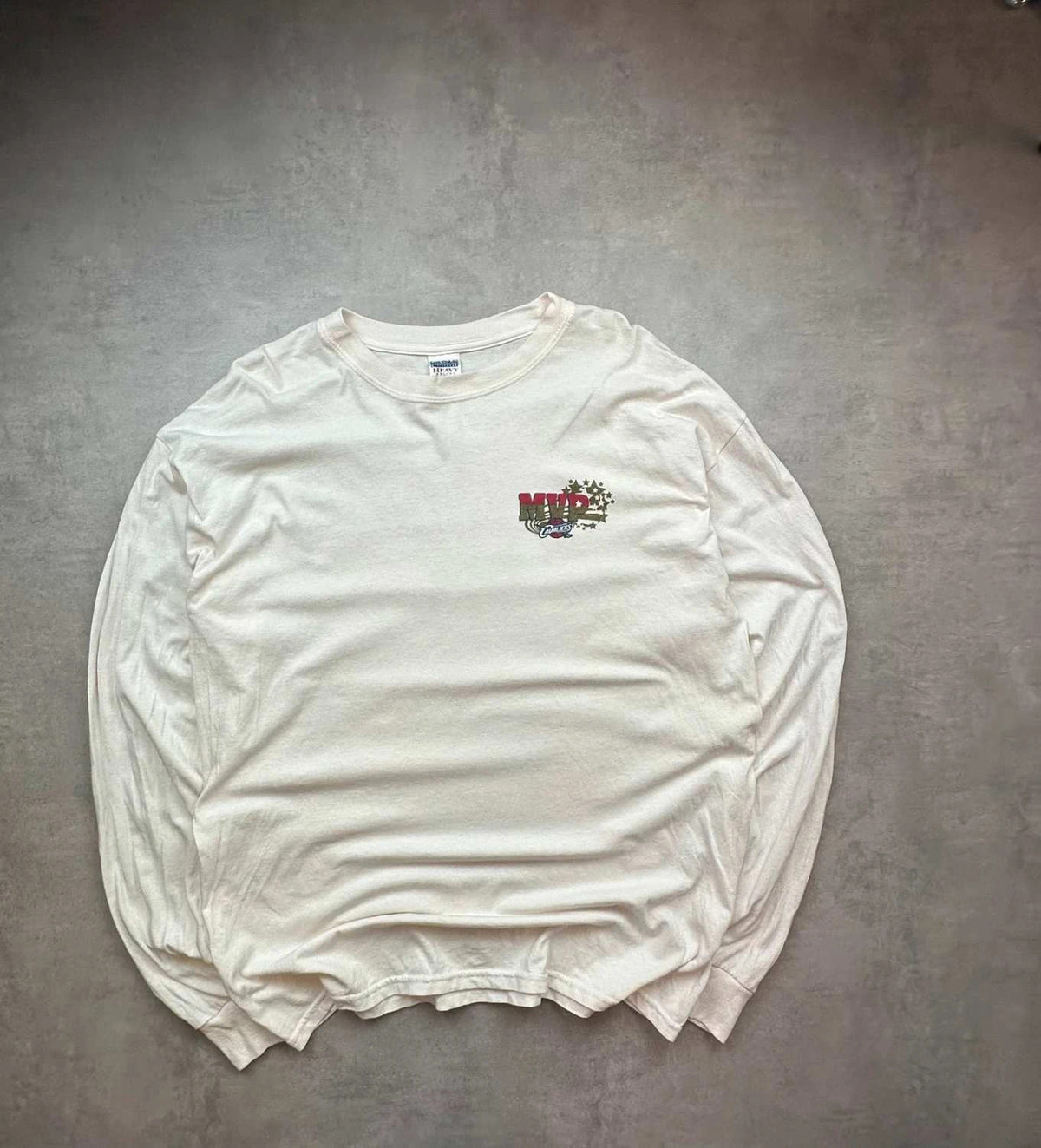 Tee Shirt Vintage Cleveland Cavaliers NBA Playoffs Blanc – Longsleeve Graphic 90s Y2K
