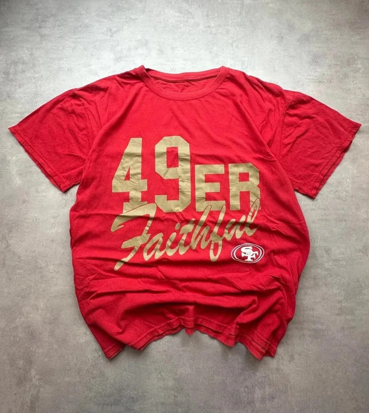 Tee-Shirt San Francisco 49ers Vintage Faithful Rouge – NFL