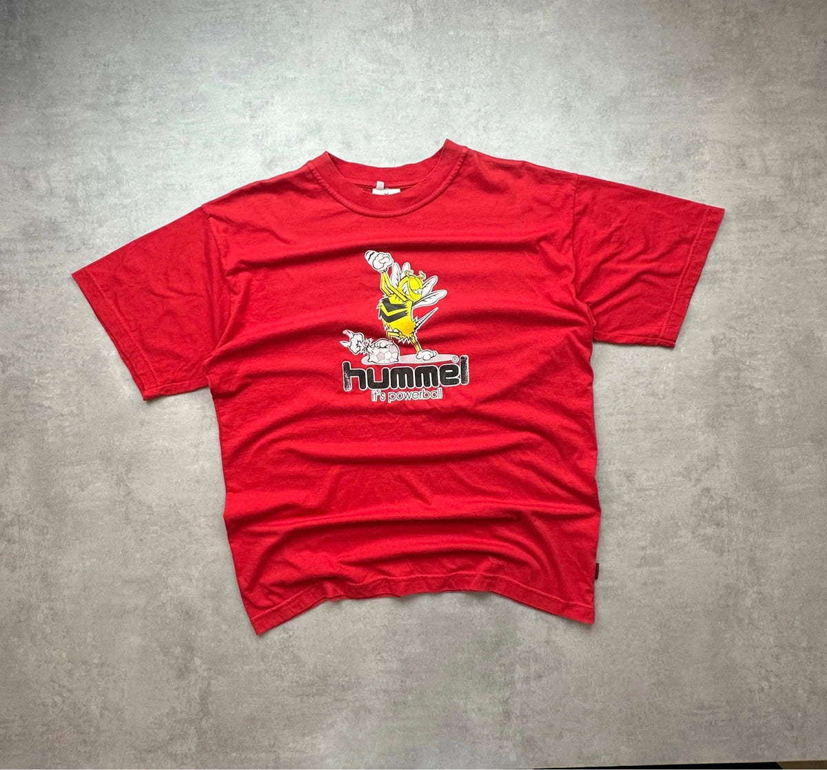 T-Shirt Vintage Hummel Sportswear Graphic Rouge