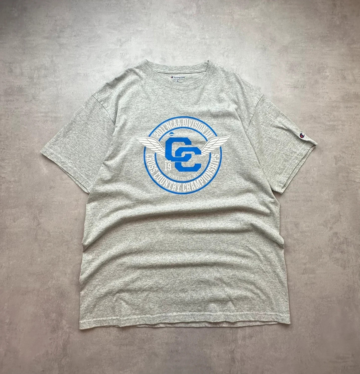 Tee-shirt Champion Vintage NCAA Cross Country Championships 2011 Gris | WellStore Vintage
