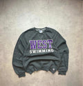 Sweat Russell Athletic Vintage West Swimming – Gris