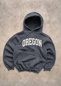 Sweat Hoodie Vintage Oregon – Gris Anthracite